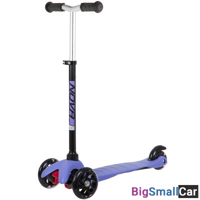 Детский самокат-кикборд 120H.DISCOKIDS.BVL20 NOVATRACK - купить Санкт-Петербурге