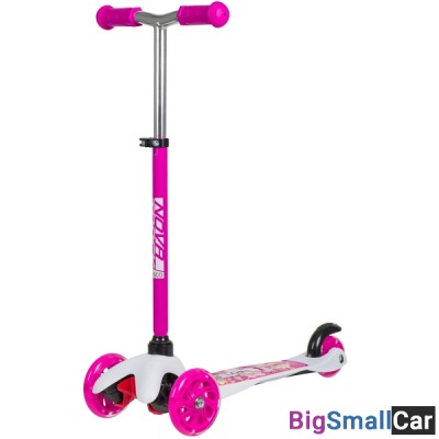 Детский самокат-кикборд 120H.DISCOKIDS.SWPN20 NOVATRACK - купить Санкт-Петербурге