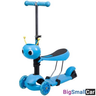 Детский самокат-кикборд 120S.DISCOKIDS.BL7 NOVATRACK - купить Санкт-Петербурге