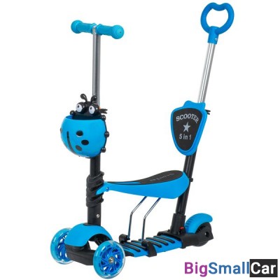 Детский самокат-кикборд FXA.SBDISCOKIDS.BL20 FOXX - купить Санкт-Петербурге