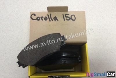 Тормозные колодки Toyota Corolla 150 - купить Санкт-Петербурге
