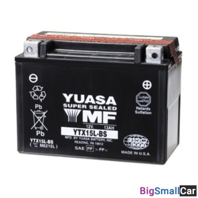АКБ YUASA YTX15L-BS