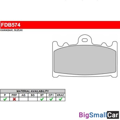 Тормозные колодки FERODO FDB574P - купить Санкт-Петербурге