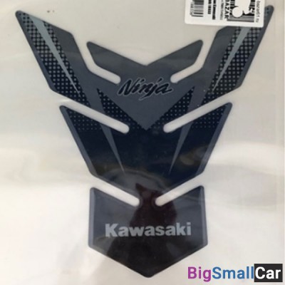 Наклейка на бак Kawasaki NINJA grey/blk 18833 - купить Санкт-Петербурге