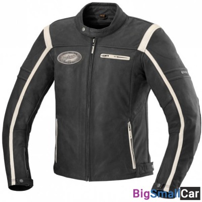 Куртка кожа IXS SHAWN 56 blk/wh X73714-038-56 - купить Санкт-Петербурге