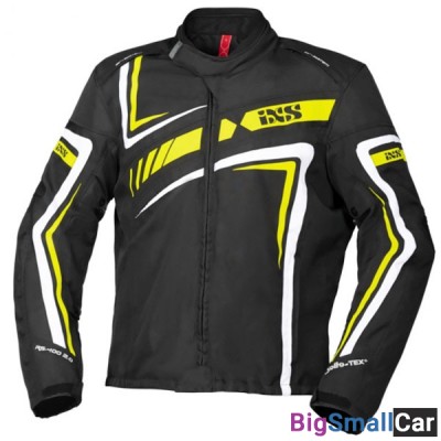 Куртка текстиль IXS Sport Jacket RS-400 ST blk/wh/yel L X56042-351-L - купить Санкт-Петербурге