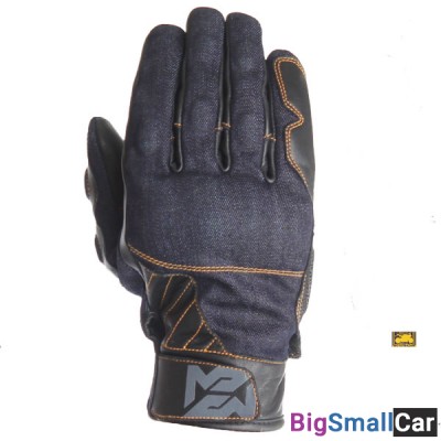 Перчатки MOTEQ Groot blue джинс XL M02312 - купить Санкт-Петербурге