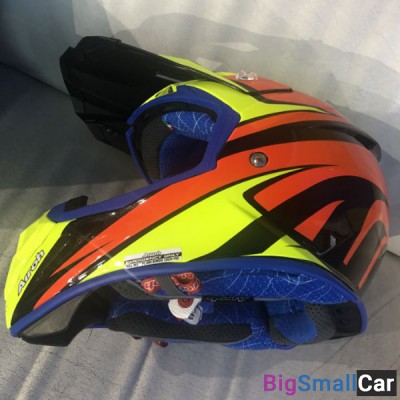 Шлем AIROH Aviator2.2 Double red/yellow M AV22DB17 - купить Санкт-Петербурге