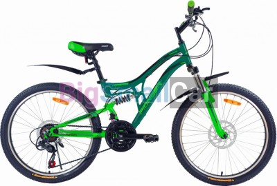 Дорожные велосипеды PIONEER FORSAGE 24/14 darkgreen-green-black - купить Санкт-Петербурге