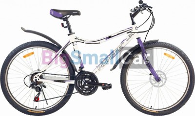 Дорожные велосипеды PIONEER SPUTNIK 26/18 white-violet-black - купить Санкт-Петербурге